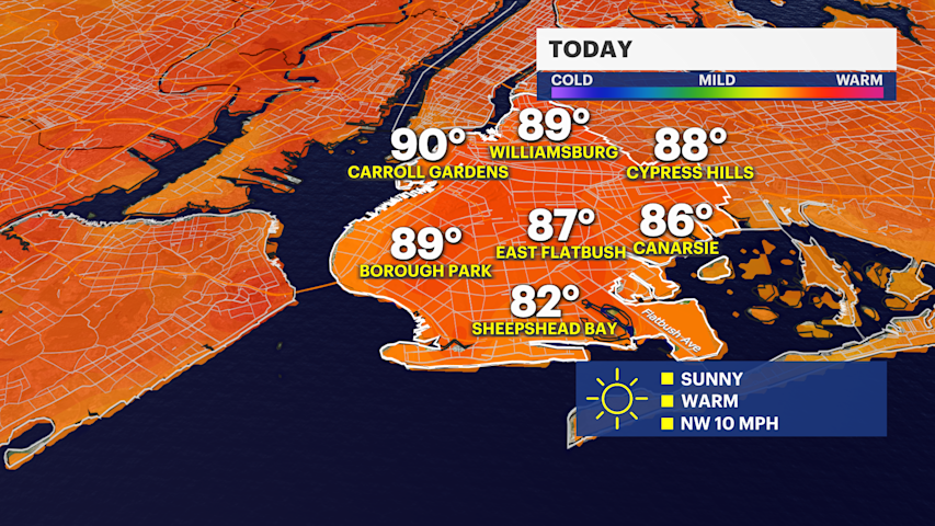 Video thumbnail for Warm weekend for Brooklyn