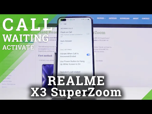 Video thumbnail for How to Activate Call Waiting in REALME X3 SuperZoom – Call Waiting Feature