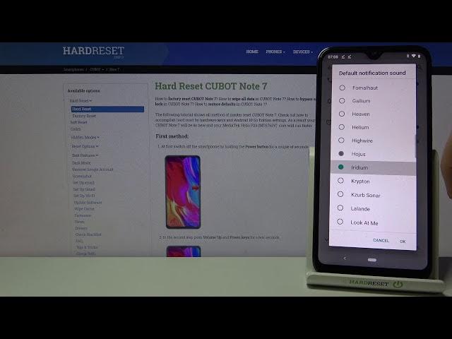 Video thumbnail for How to Check All Notifications Sounds on CUBOT Note 7 - All Preloaded Tones on CUBOT Smartphone