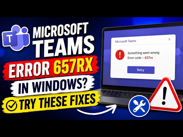 Video thumbnail for How to fix Microsoft error 657rx, Something went wrong