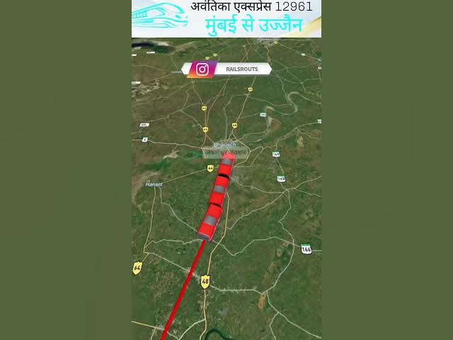 Video thumbnail for Mumbai se ujjain mahakal train route time kiraya #trending #trendingreels #trainvideo #viralreel
