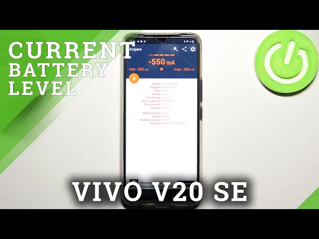 Video thumbnail for How to Check Battery Info on VIVO V20 SE –  Check Battery Percentage