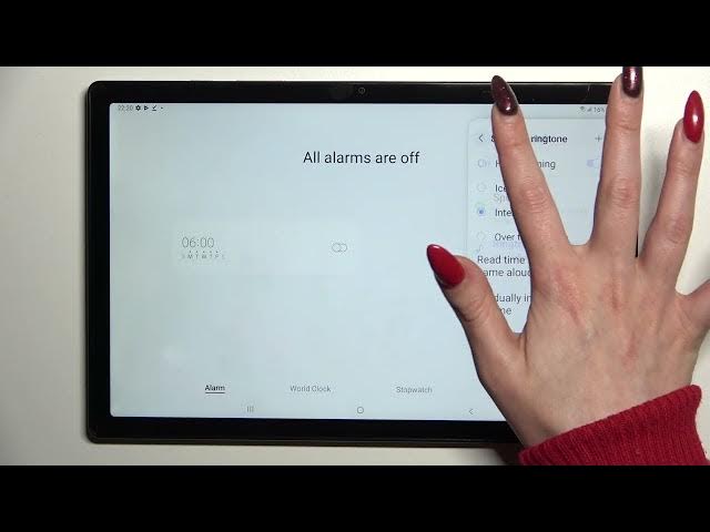 Video thumbnail for How to Set Up Alarm Clock on Galaxy Tab A8 2021 / Set Up alarm on Galaxy Tab A8 2021
