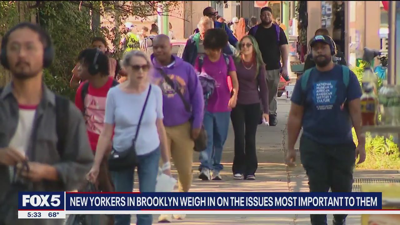 'Video thumbnail for Brooklyn voters on their top issues in anticipation of the mayoral race'