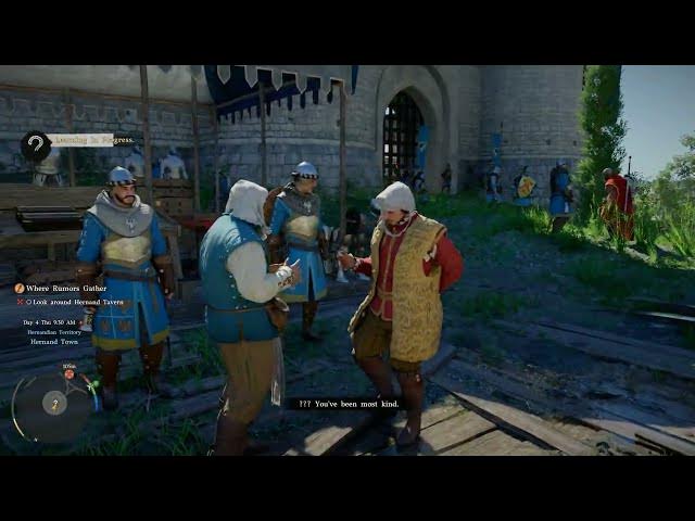 Video thumbnail for Crimson Desert - Chapter 1: Pet Dogs, Talk with Wandering Freeswords, Bentley, "Entry Requirements"