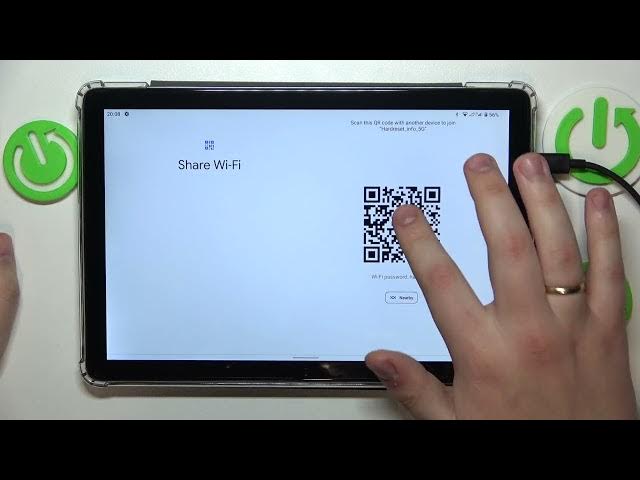 Video thumbnail for Share WiFi Password with QR Code - DOOGEE T10 Tab