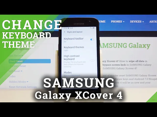 Video thumbnail for How to Change Keyboard Theme in SAMSUNG Galaxy Xcover 4 – Personalize Keyboard