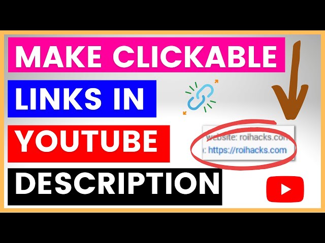 Video thumbnail for How To Make Clickable Links In YouTube Video Descriptions? [in 2025]