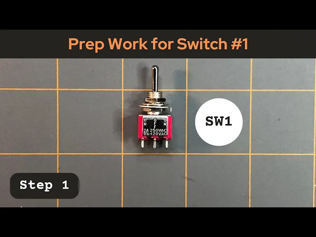 Video thumbnail for Preparing Switch #1 (SW1) - Step 1 - The Ultimate DIY 3220-Point Breadboard