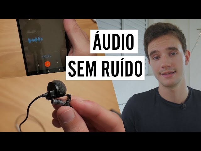 Video thumbnail for Acabe com RUÍDO no microfone de lapela (voice technologies vt 506)