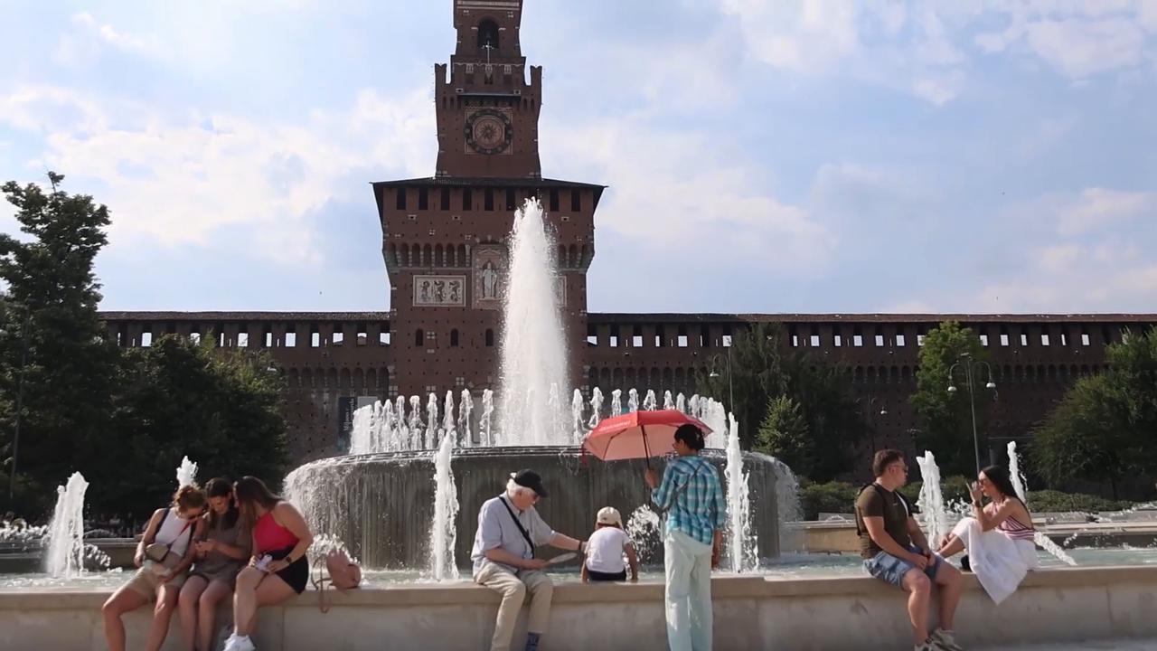 Video thumbnail for Italy: African heatwave puts 17 Italian cities on red alert.