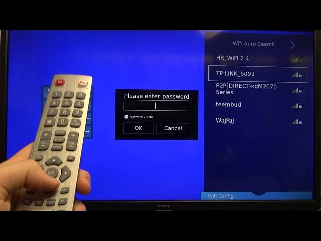 Video thumbnail for How to Connect WiFi Network in Sharp Aquos TV (32BC5E)?