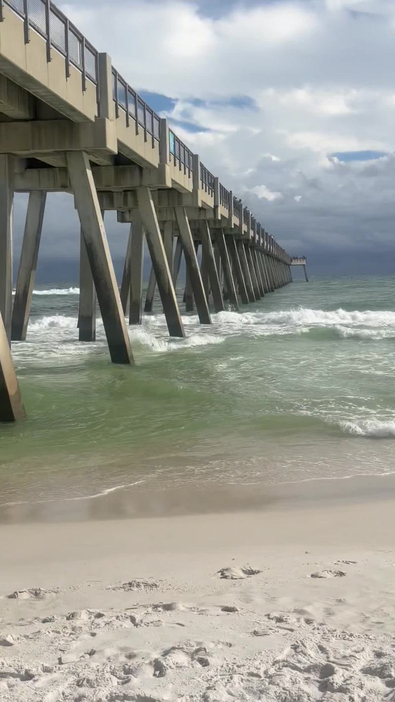 Video thumbnail for Stormy Skies over Navarre Beach before the Hurricane
