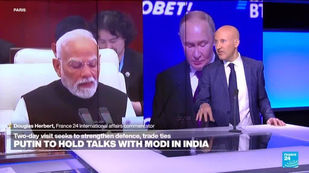Video thumbnail for Putin’s trip to India: a bid to break diplomatic isolation