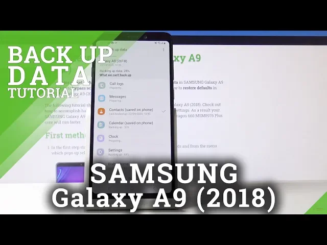 Video thumbnail for How to Google Backup on SAMSUNG Galaxy A9 (2018) – Backup Data