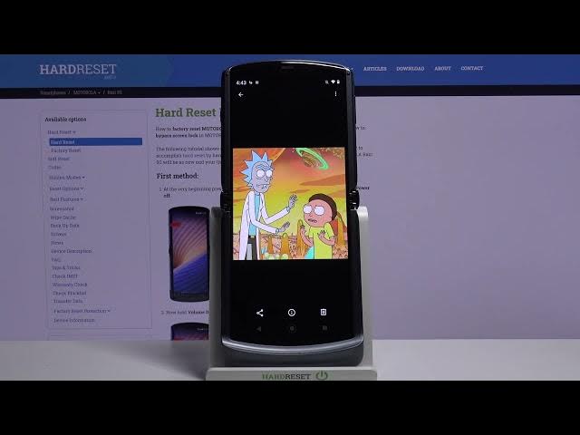 Video thumbnail for How to Find Downloaded Files on Motorola RAZR 5G – File Manager