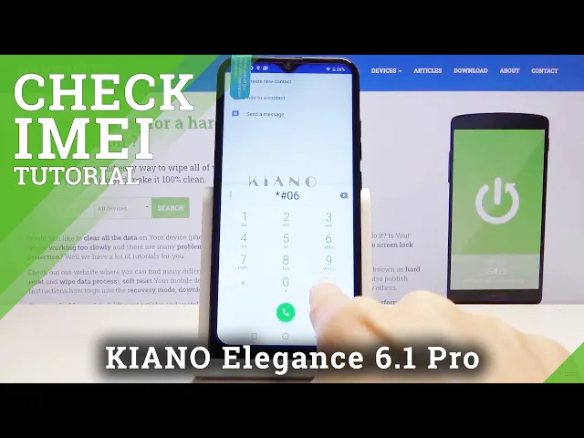 Video thumbnail for How to Check IMEI and SN in KIANO Elegance 6.1 Pro - IMEI & Serial Number Settings