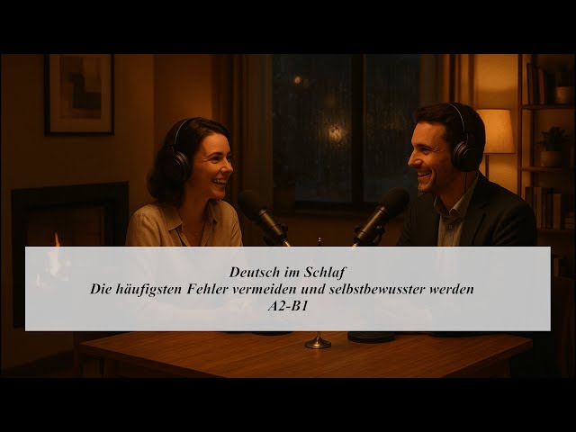 Video thumbnail for Die häufigsten Fehler vermeiden und selbstbewusster werden | Deutsch im Schlaf | Hören Podcast A2-B1