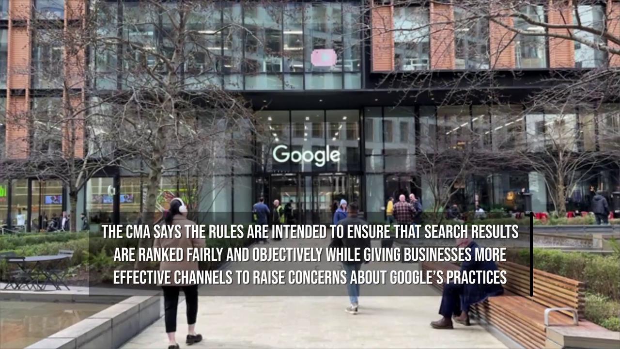 Video thumbnail for UK Regulator Orders Greater Transparency in Google Search Rankings.