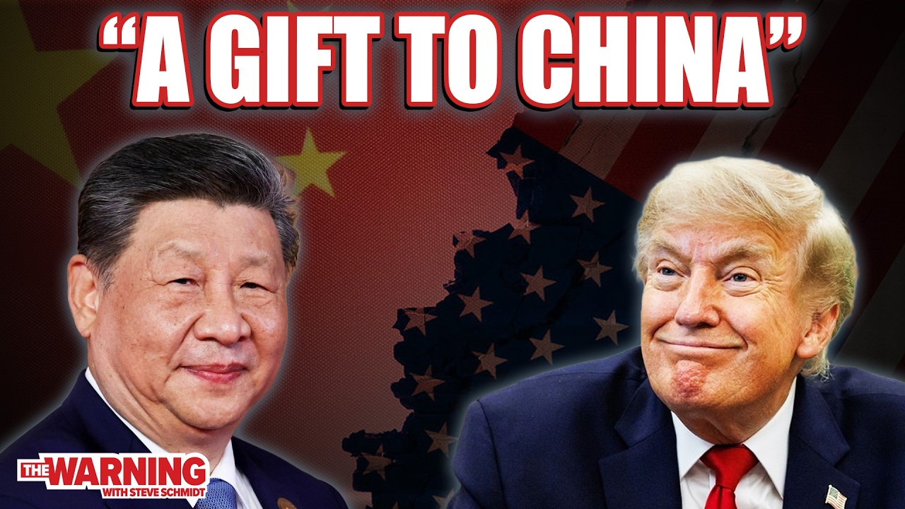 Video thumbnail for Trump Just Sent China a Dangerous Message | Steve Schmidt