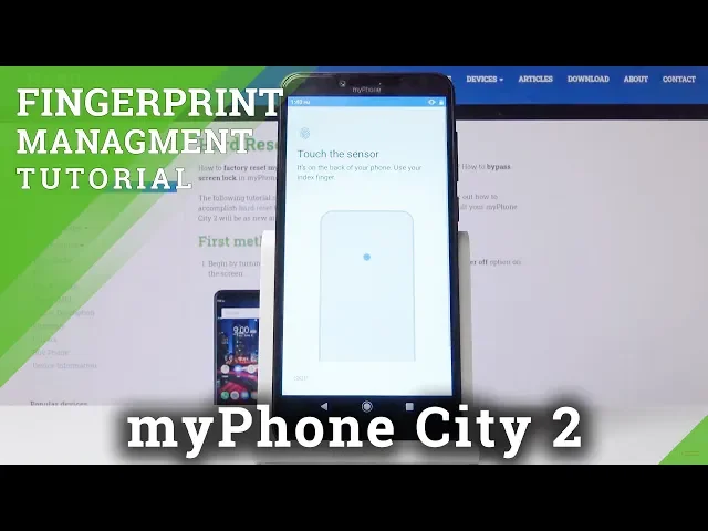 Video thumbnail for How to Add and Delete Fingerprint in myPhone City 2 – Step by Step Guide