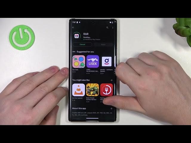 Video thumbnail for How to Install RAR & ZIP App in Android 13 – Packing / Unpacking App