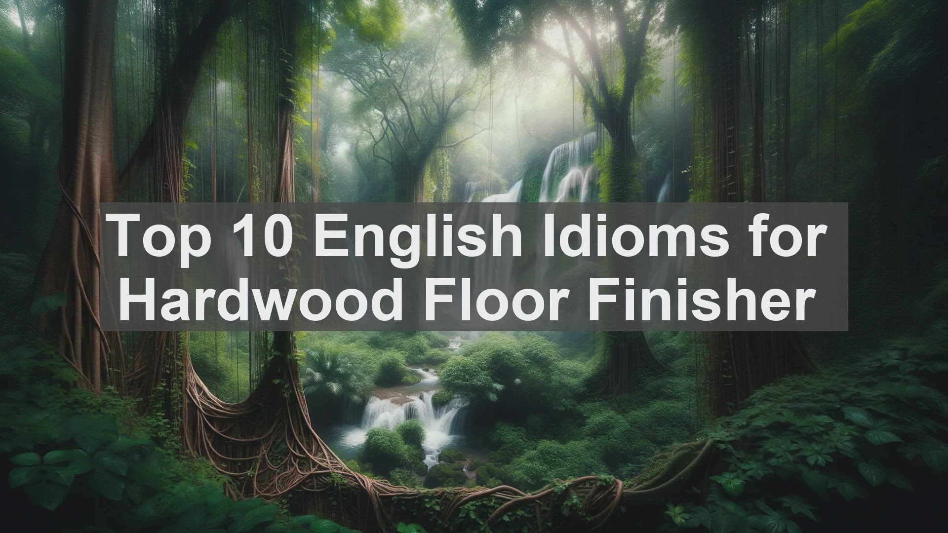 'Video thumbnail for Top 10 English Idioms for Hardwood Floor Finisher'