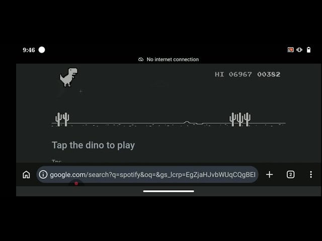 Video thumbnail for No Internet dino game