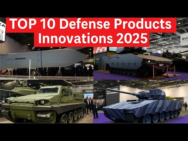 Video thumbnail for Top 10 Most Modern Defense Products 2025: Latest Generation of Military Equipment & Combat Vehicles