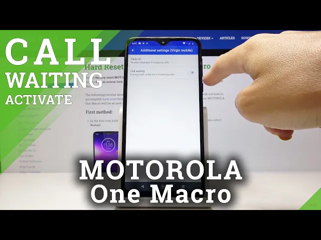 Video thumbnail for How to Enable Call Waiting in MOTOROLA One Macro – Activate Call Waiting