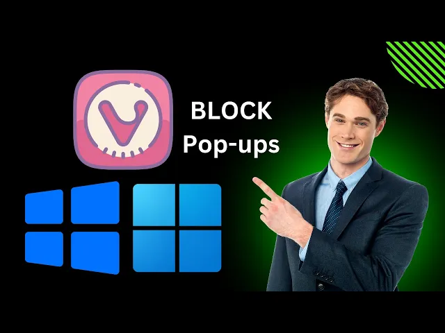 'Video thumbnail for How to Block Pop ups on Vivaldi in Windows 11 or10 | GearUpWindows Tutorial'