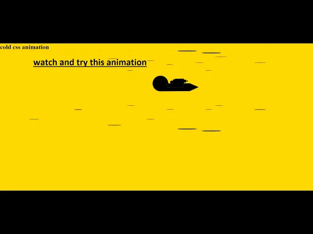 Video thumbnail for cold css anmation || only html and css