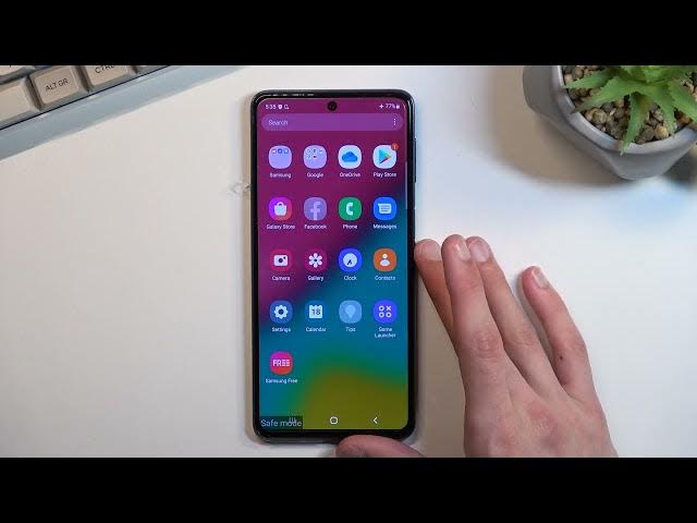 Video thumbnail for How to Activate Safe Mode on SAMSUNG Galaxy M53 - Run Safe Mode