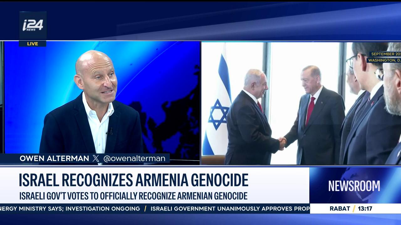 Video thumbnail for Israel recognizes Armenia genocide: Israeli gov't votes to officially recognize Armenian genocide