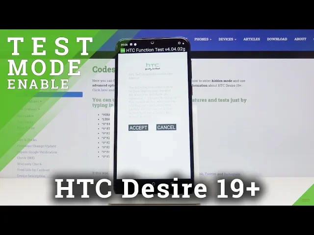 Video thumbnail for How to Enter and Use Function Test on HTC Desire 19+ - Simple Guide