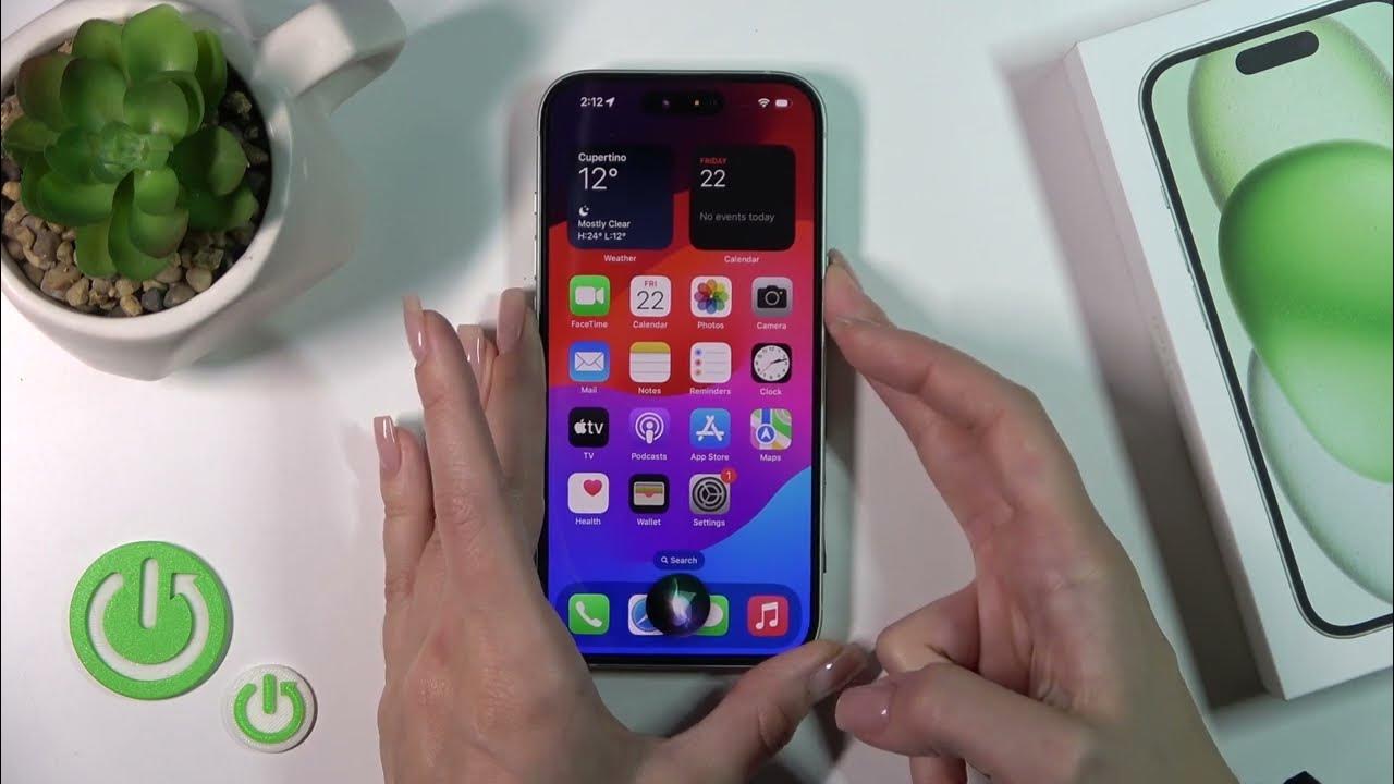 Video thumbnail for How to Link/Unlink Siri from to Power Key Button on iPhone 15? | Siri Configuration Guide