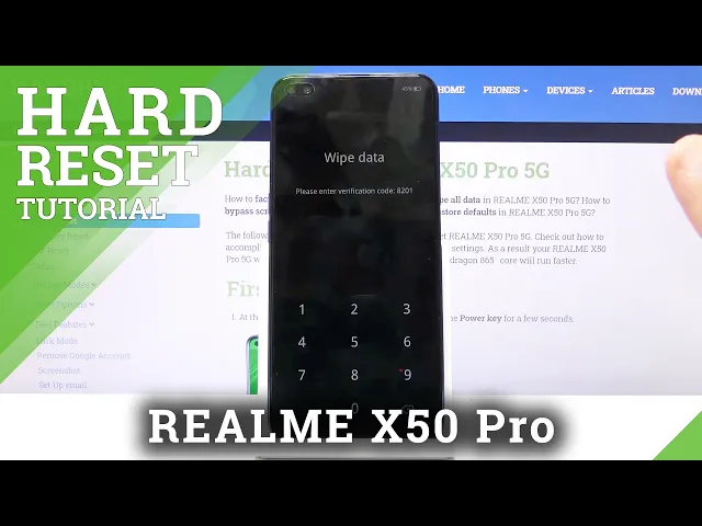 Video thumbnail for Hard Reset REALME X50 Pro – Restore Defaults / Remove Screen Lock
