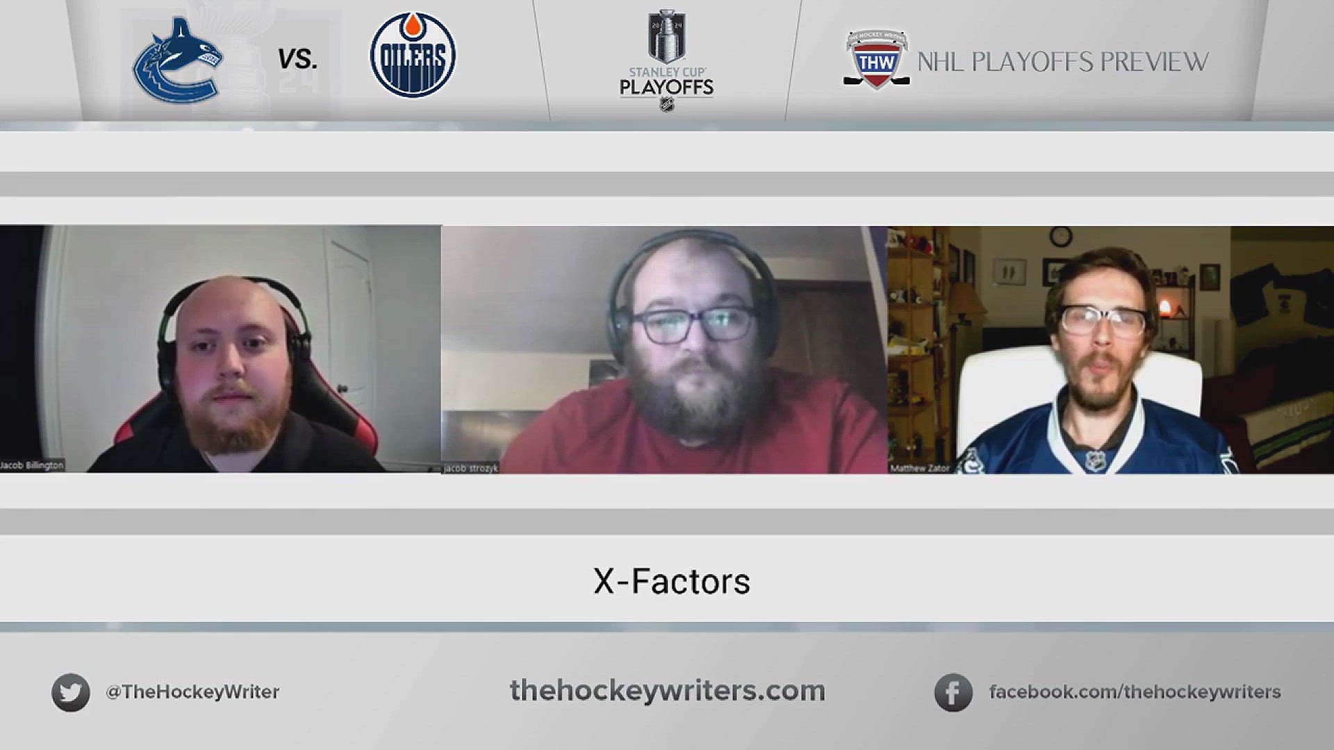 Video thumbnail for Canucks vs. Oilers 2024 NHL Playoff Preview - Potential X Factors