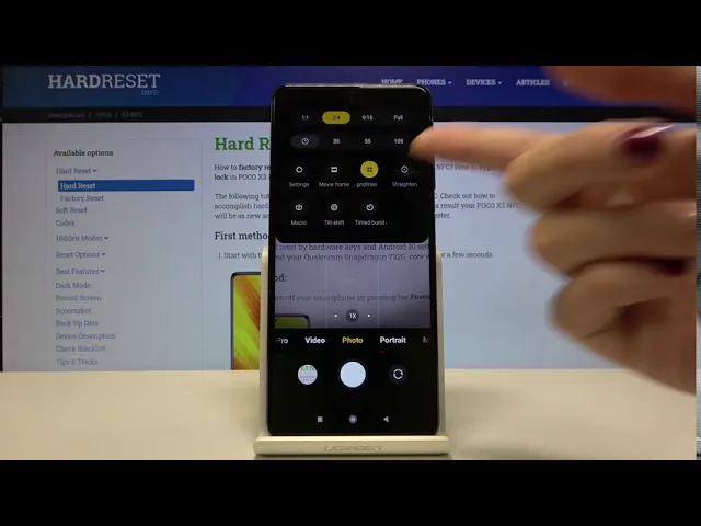 Video thumbnail for How to Manage Camera Gridlines on Poco X3 - Turn On/Off Gridlines