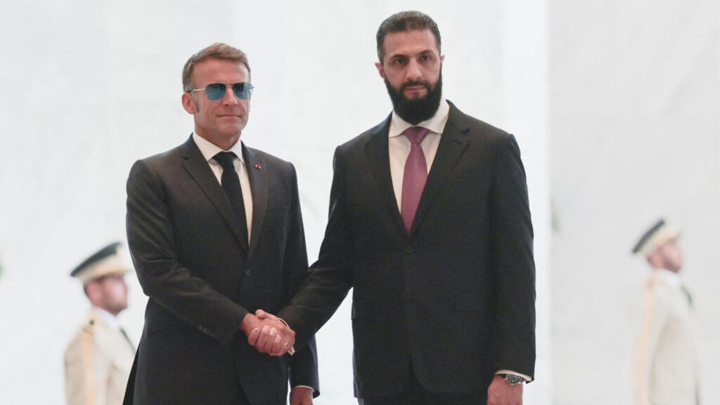 Video thumbnail for Explosions trying to deter 'business as usual' strategy at the heart of Macron's visit