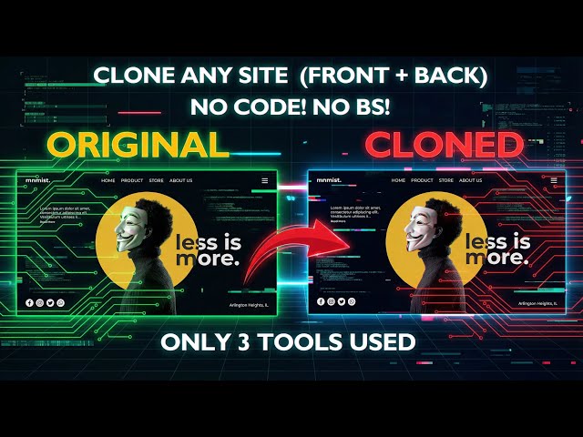 Video thumbnail for how to Download Any WEBSITE SOURCE CODE 2026 (WEBSITE CLONING)