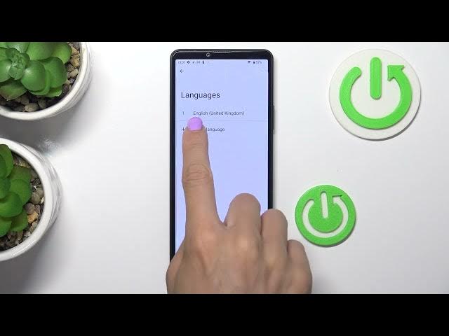Video thumbnail for SONY Xperia 10 IV - How To Change Language