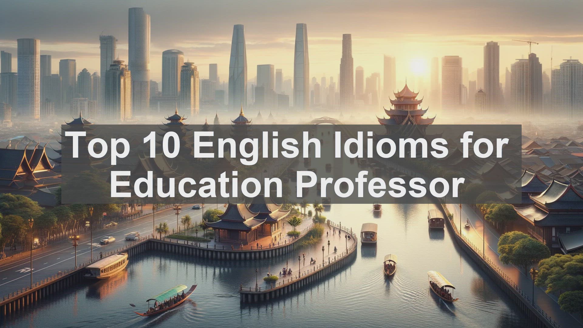 'Video thumbnail for Top 10 English Idioms for Education Professor'