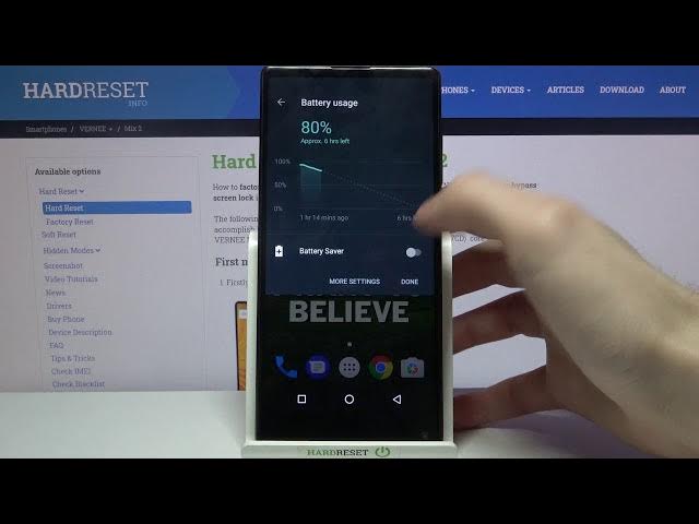 Video thumbnail for How to Activate Power Saving Mode in VERNEE Mix 2 - Extend Battery Life