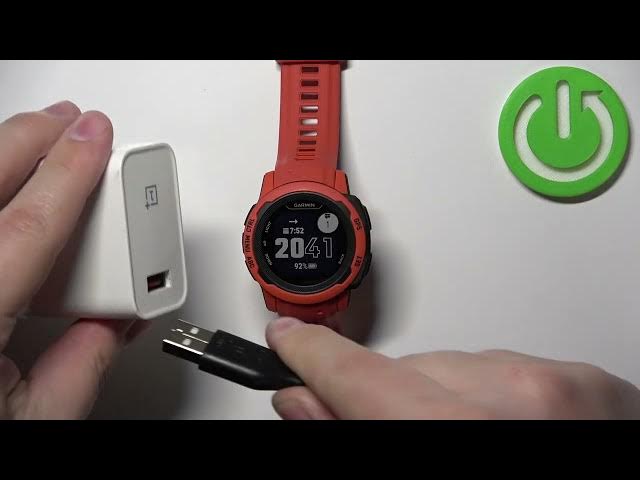 Video thumbnail for How to Charge Battery on GARMIN Instinct 2s