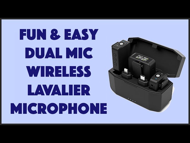 Video thumbnail for VeGue W2 Wireless Lavalier Microphone Kit -- DEMO & REVIEW