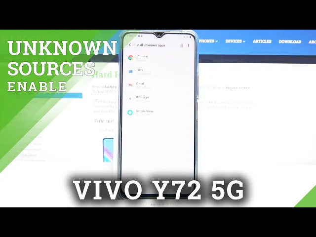 Video thumbnail for How to Enable Unknown Sources in Vivo Y72 5G - Download Apps from Browser