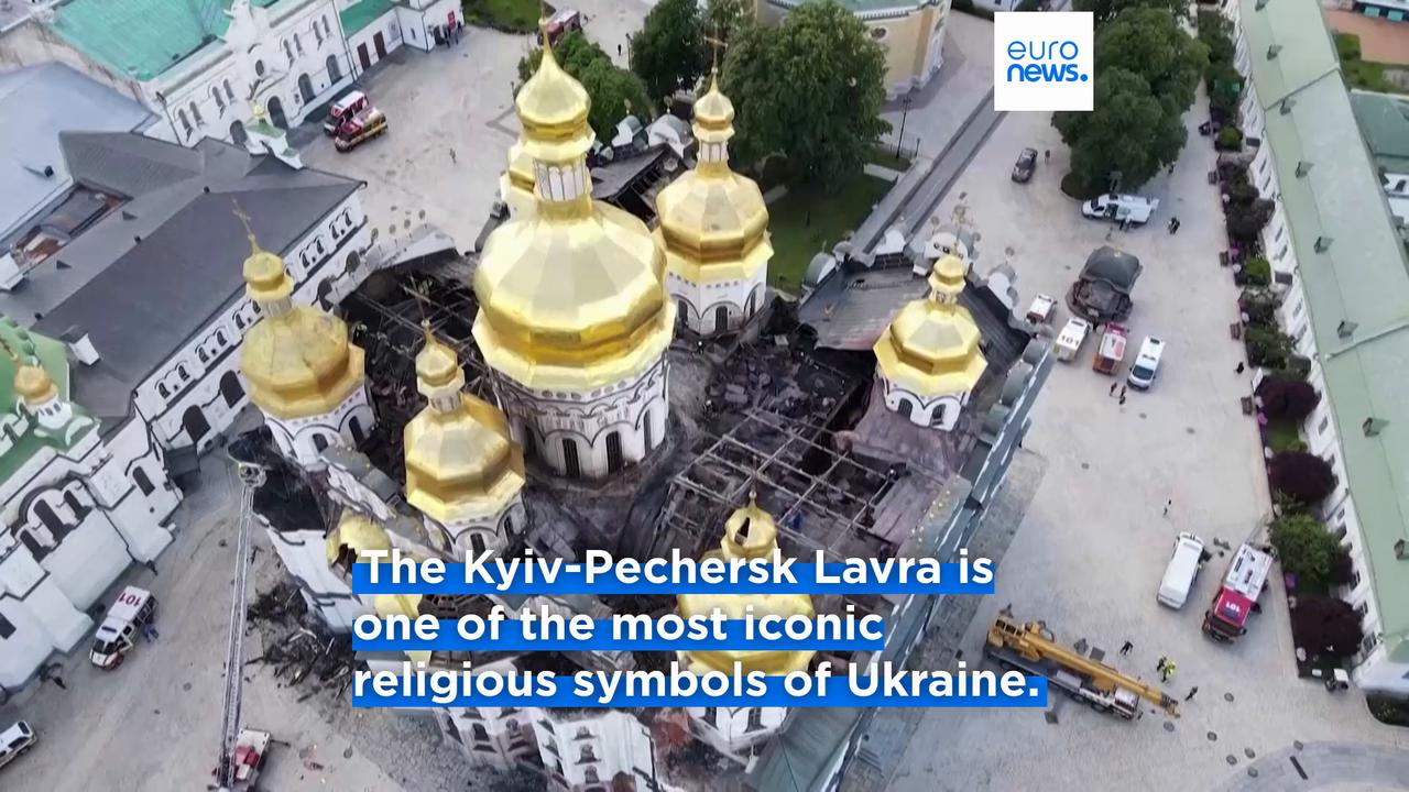 Video thumbnail for Moscow strike on Kyiv-Pechersk Lavra 'one of Russia’s most serious crimes against Christian culture'