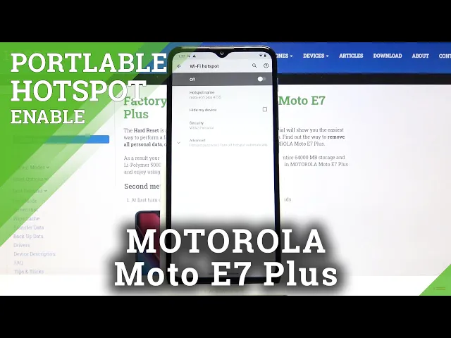 Video thumbnail for How to Allow Network Sharing in Motorola Moto E7 Plus – Set Up Portable Hotspot