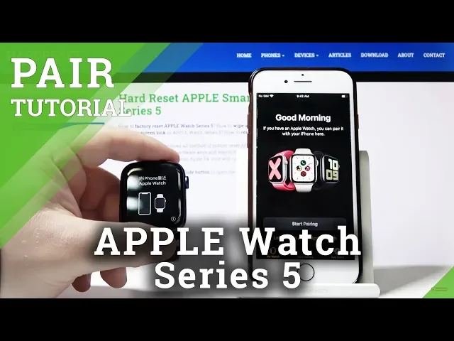 Video thumbnail for How to Pair APPLE Watch Series 5 with iPhone – Pair Devices